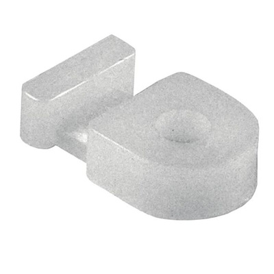 HellermannTyton Self Adhesive Natural Cable Tie Mount 12.5 mm x 20.5mm, 5mm Max. Cable Tie Width