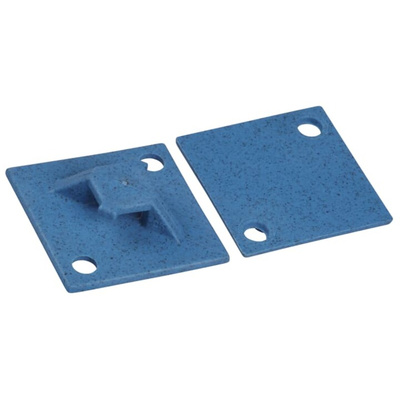 ABB Self Adhesive Blue Cable Tie Mount 28.6 mm x 28.6mm