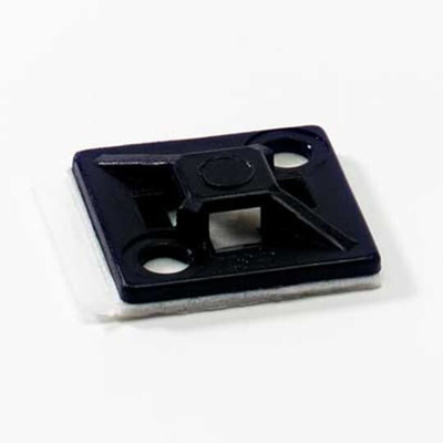 ABB Self Adhesive Black Cable Tie Mount 19 mm x 19mm