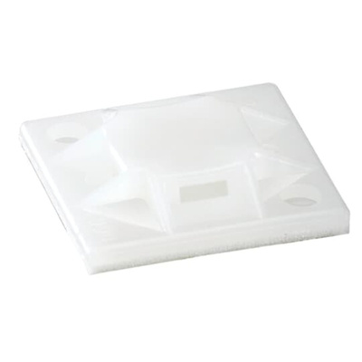 ABB Self Adhesive Natural Cable Tie Mount 18.7 mm x 18.7mm