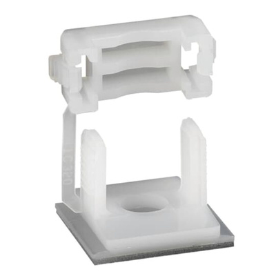 ABB Self Adhesive Natural Cable Clamp 25 mm x 25mm