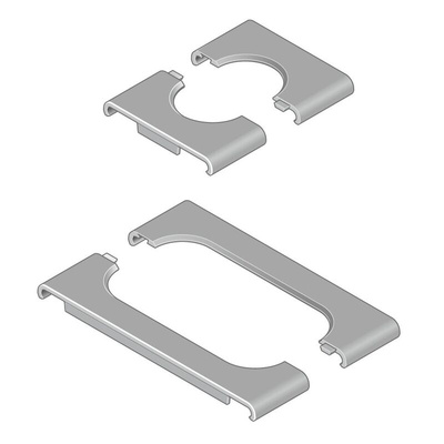 Bosch Rexroth Grey Cable Clip, 60mm Max. Bundle