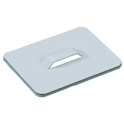 HellermannTyton Self Adhesive White Cable Tie Mount 31 mm x 43mm, 12mm Max. Cable Tie Width
