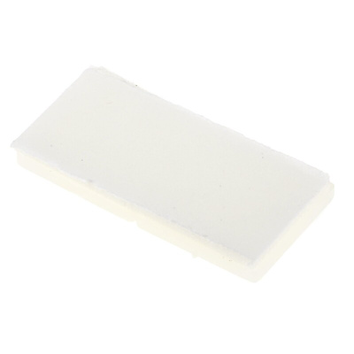 HellermannTyton Self Adhesive Natural Cable Tie Mount 13 mm x 13mm, 2.7mm Max. Cable Tie Width