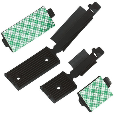 HellermannTyton Black Nylon Flat Cable Clamp
