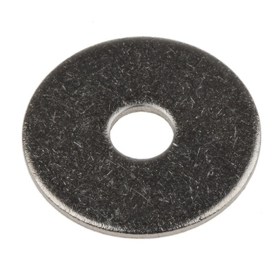 Plain Stainless Steel Mudguard Washer, M6 x 25mm, 1.5mm Thickness