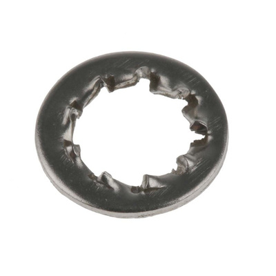 Plain Stainless Steel Internal Tooth Shakeproof Washer, M6, A4 316