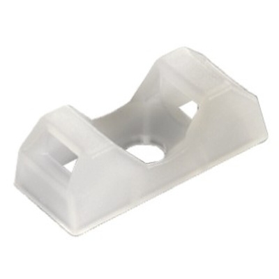 HellermannTyton Self Adhesive Natural Cable Tie Mount 9.5 mm x 21mm