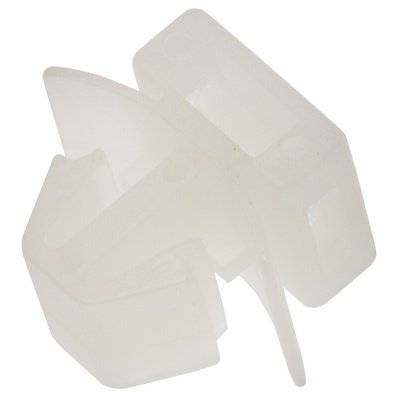 RS PRO Natural Cable Tie Mount 12.1 mm x 17.6mm, 6.5mm Max. Cable Tie Width