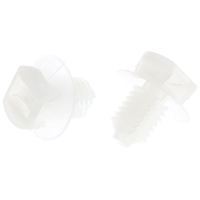 RS PRO Natural Cable Tie Mount 16.1mm, 5mm Max. Cable Tie Width