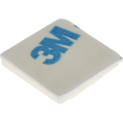 RS PRO Self Adhesive Natural Cable Tie Mount 19 mm x 19mm, 4.1mm Max. Cable Tie Width