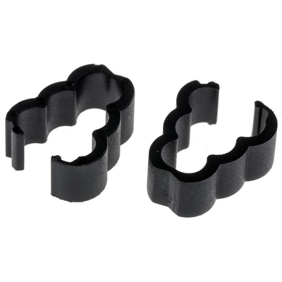 RS PRO Black Nylon C Clamp, 4.1mm Max. Bundle