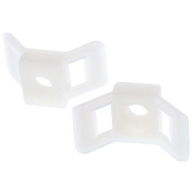 RS PRO Natural Cable Tie Mount 14.7 mm x 30mm, 9.3mm Max. Cable Tie Width