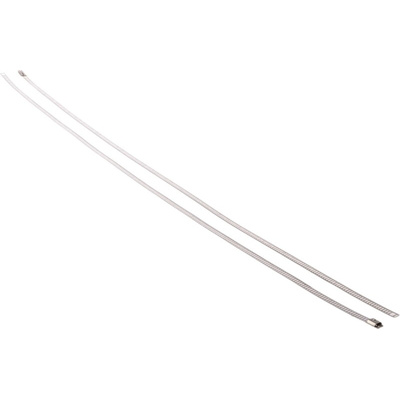 RS PRO Cable Tie, Ladder, 610mm x 7 mm, Metallic 316 Stainless Steel, Pk-100