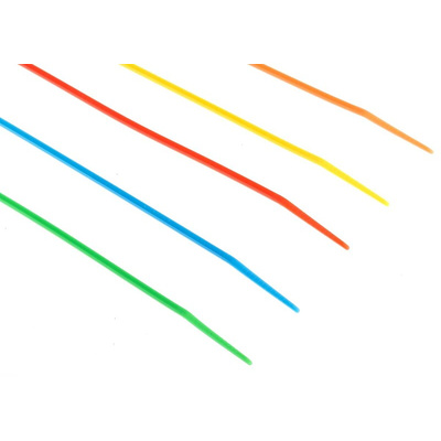RS PRO Cable Tie, 385mm x 4.8 mm, Assorted Nylon, Pk-250