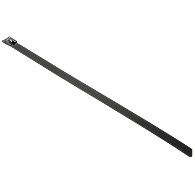 RS PRO Cable Tie, Roller Ball, 360mm x 12 mm, Steel Stainless Steel
