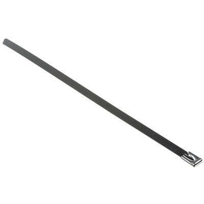 RS PRO Cable Tie, Roller Ball, 360mm x 12 mm, Steel Stainless Steel