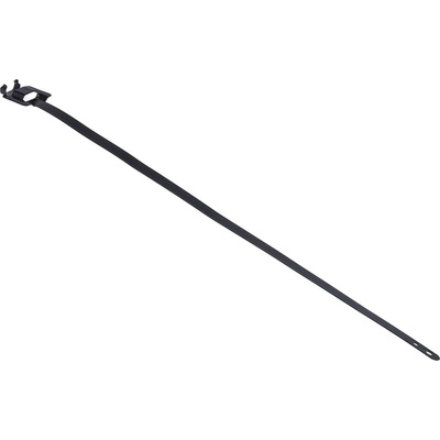 RS PRO Cable Tie, Releasable, 330mm x 10 mm, Black 316 Stainless Steel, Pk-100