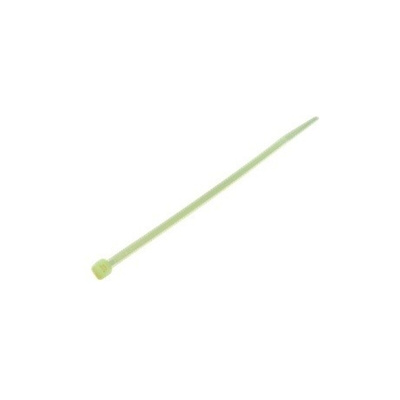 RS PRO Cable Tie, Heat Stabilised, 203mm x 3.6 mm, Natural Nylon, Pk-250