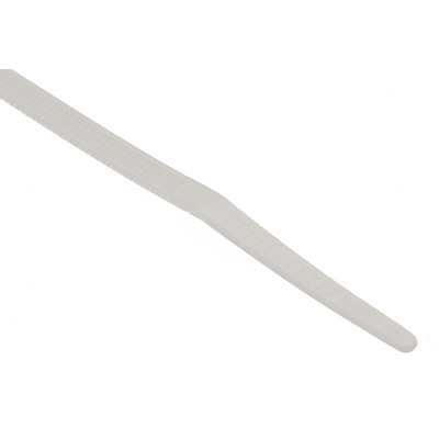 RS PRO Cable Tie, 150mm x 3.6 mm, Natural Nylon, Pk-1000