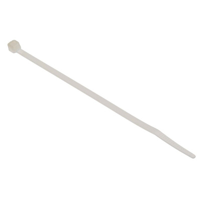 RS PRO Cable Tie, 150mm x 3.6 mm, Natural Nylon, Pk-1000