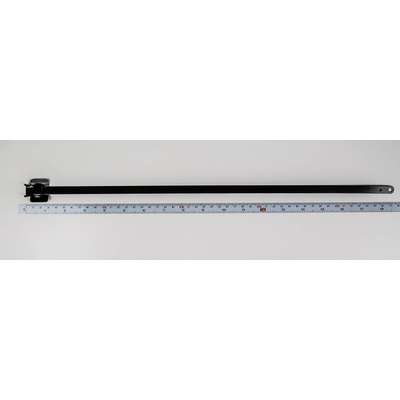 RS PRO Cable Tie, Releasable, 450mm x 10 mm, Metallic 316 Stainless Steel, Pk-100