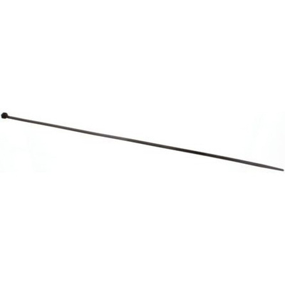 RS PRO Cable Tie, 610mm x 9 mm, Black Nylon, Pk-100