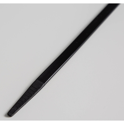 RS PRO Cable Tie, 750mm x 7.5 mm, Black Nylon, Pk-100