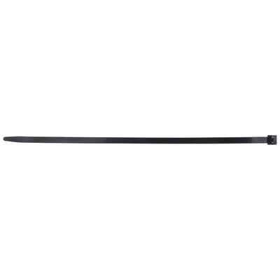 RS PRO Cable Tie, 550mm x 12.7 mm, Black Nylon, Pk-100