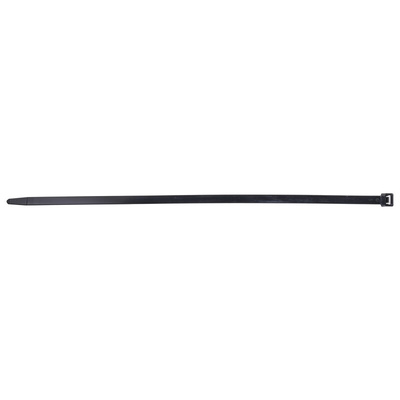 RS PRO Cable Tie, Flame Retardant, 550mm x 12.7 mm, Black Nylon, Pk-50
