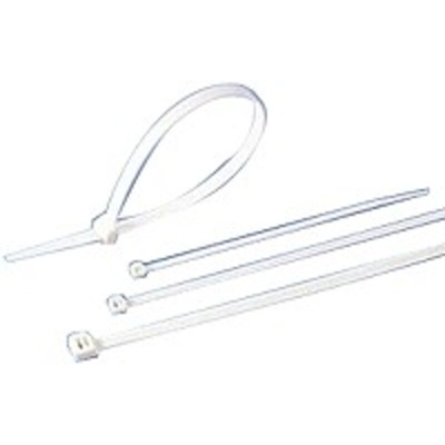 RS PRO Cable Tie, Flame Retardant, 550mm x 12.7 mm, Natural Nylon, Pk-100