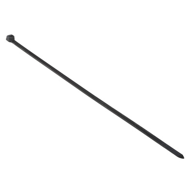 Thomas & Betts Cable Ties, 368mm x 7.6 mm, Black Nylon, Pk-100