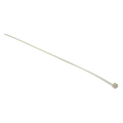 HellermannTyton Cable Tie, Releasable, 350mm x 4.6 mm, Natural Polyamide 6.6 (PA66), Pk-100