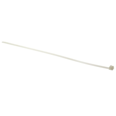 HellermannTyton Cable Tie, Releasable, 300mm x 4.6 mm, Natural Polyamide 6.6 (PA66), Pk-100