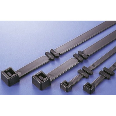 HellermannTyton Cable Tie, 355mm x 13 mm, Black Polyamide 6.6 (PA66), Pk-50