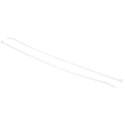 Thomas & Betts Cable Ties, 290mm x 3.5 mm, Natural Nylon, Pk-100