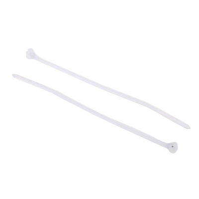 Thomas & Betts Cable Ties, 91.95mm x 2.29 mm, Natural Nylon, Pk-100