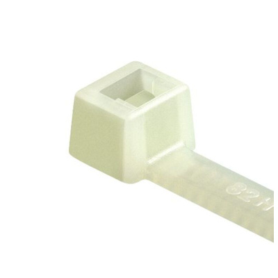 HellermannTyton Cable Tie, 150mm x 3.5 mm, Natural Polyamide 6.6 (PA66), Pk-100