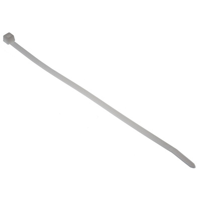 HellermannTyton Cable Tie, 200mm x 4.6 mm, Natural Polyamide 6.6 (PA66), Pk-100