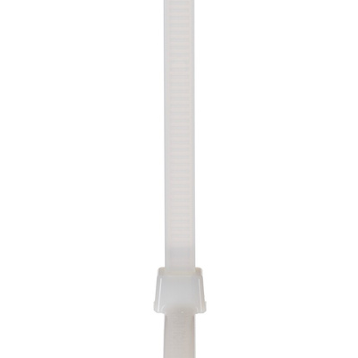 HellermannTyton Cable Tie, 390mm x 4.6 mm, Natural Polyamide 6.6 (PA66), Pk-100