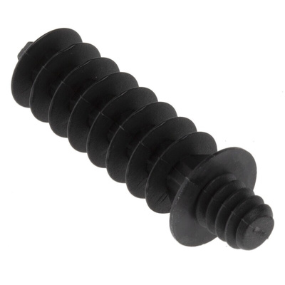 RS PRO Cable Tie, Fitting Plug, Black Nylon, Pk-100