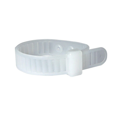 RS PRO Cable Tie, 235mm x 20 mm, Natural PE, Pk-100