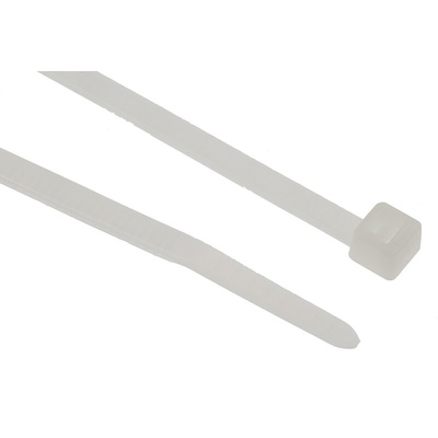 HellermannTyton Cable Tie, 150mm x 3.5 mm, Natural Polyamide 6.6 (PA66), Pk-500