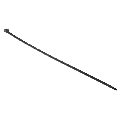 HellermannTyton Cable Tie, 530mm x 8.9 mm, Black Polyamide 6.6 (PA66), Pk-25
