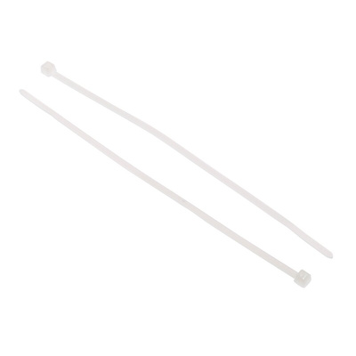 HellermannTyton Cable Tie, 145mm x 2.5 mm, Natural Polyamide 6.6 (PA66), Pk-100