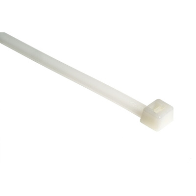 HellermannTyton Cable Tie, 387mm x 7.6 mm, Natural Polyamide 6.6 (PA66), Pk-100