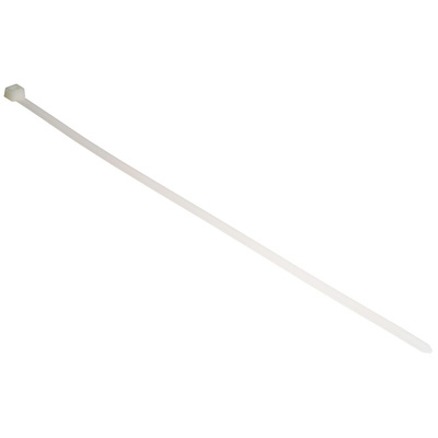 HellermannTyton Cable Tie, 387mm x 7.6 mm, Natural Polyamide 6.6 (PA66), Pk-100
