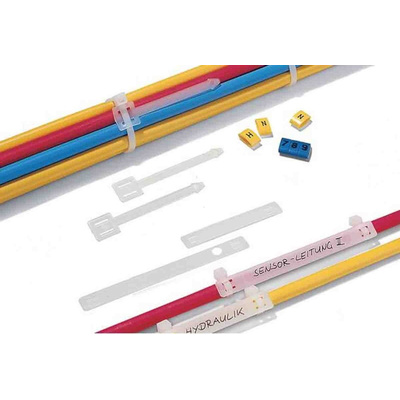 HellermannTyton Cable Tie, 100mm x 2.3 mm, Natural Polyamide 6.6 (PA66), Pk-100