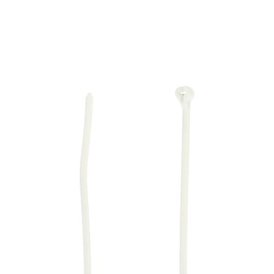 Thomas & Betts Cable Ties, 92mm x 2.3 mm, White Nylon, Pk-100