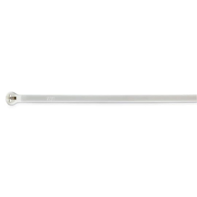 Thomas & Betts Cable Ties, 140mm x 3.6 mm, White Nylon, Pk-100